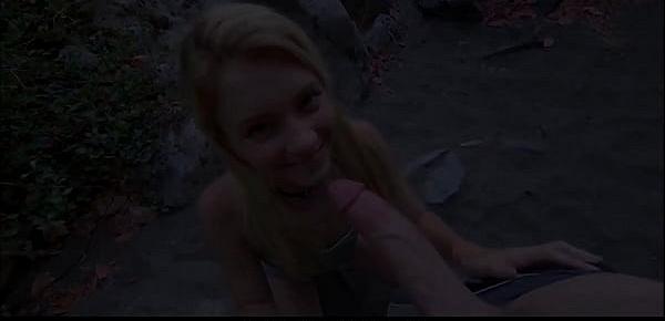  Hot Blonde Shy Tiny Teen Step Daughter Riley Star Gets Step Dad Big Cock While On Camping Trip POV